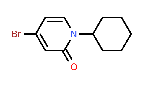 CAS 2138088-92-1 | 4-bromo-1-cyclohexyl-1,2-dihydropyridin-2-one