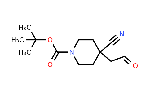 CAS 2138104-31-9 | tert-butyl 4-cyano-4-(2-oxoethyl)piperidine-1-carboxylate