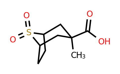 CAS 2138112-79-3 | 3-methyl-8,8-dioxo-8lambda6-thiabicyclo[3.2.1]octane-3-carboxylic acid