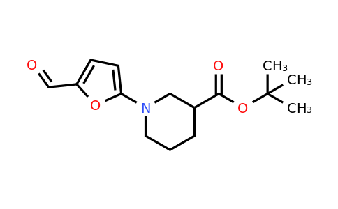 CAS 2138113-25-2 | tert-butyl 1-(5-formylfuran-2-yl)piperidine-3-carboxylate