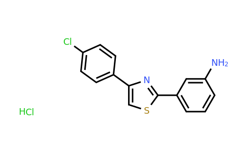 CAS 2138118-42-8 | 3-[4-(4-chlorophenyl)-1,3-thiazol-2-yl]aniline hydrochloride