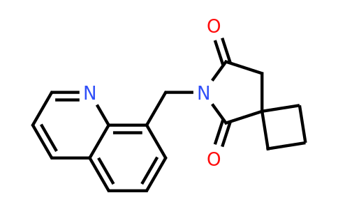 CAS 2138122-84-4 | 6-[(quinolin-8-yl)methyl]-6-azaspiro[3.4]octane-5,7-dione