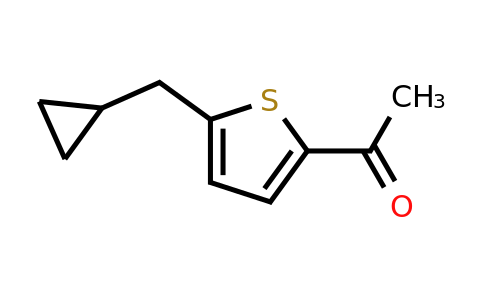 CAS 2138123-11-0 | 1-[5-(cyclopropylmethyl)thiophen-2-yl]ethan-1-one