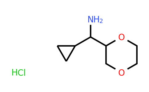 CAS 2138128-04-6 | cyclopropyl(1,4-dioxan-2-yl)methanamine hydrochloride