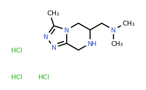 CAS 2138186-67-9 | dimethyl({3-methyl-5H,6H,7H,8H-[1,2,4]triazolo[4,3-a]pyrazin-6-yl}methyl)amine trihydrochloride