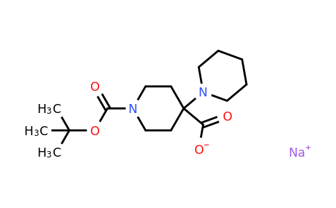 CAS 2138187-39-8 | sodium 1-[(tert-butoxy)carbonyl]-4-(piperidin-1-yl)piperidine-4-carboxylate