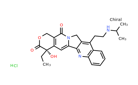 CAS 213819-48-8 | (S)-4-Ethyl-4-hydroxy-11-(2-(isopropylamino)ethyl)-1H-pyrano[3',4':6,7]indolizino[1,2-b]quinoline-3,14(4H,12H)-dione hydrochloride
