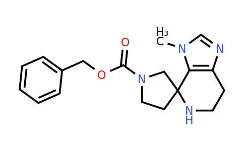 CAS 2138269-97-1 | benzyl 3-methyl-3,5,6,7-tetrahydrospiro[imidazo[4,5-c]pyridine-4,3'-pyrrolidine]-1'-carboxylate