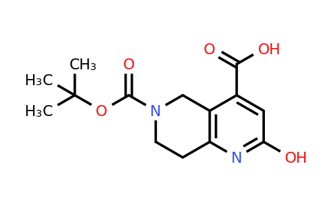 CAS 2138348-91-9 | 6-[(tert-butoxy)carbonyl]-2-hydroxy-5,6,7,8-tetrahydro-1,6-naphthyridine-4-carboxylic acid