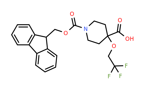 CAS 2138366-89-7 | 1-(9H-fluoren-9-ylmethoxycarbonyl)-4-(2,2,2-trifluoroethoxy)piperidine-4-carboxylic acid