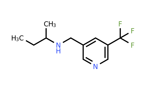 CAS 2138387-54-7 | (butan-2-yl)({[5-(trifluoromethyl)pyridin-3-yl]methyl})amine