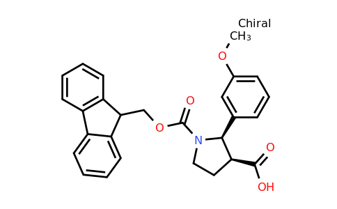 CAS 2138388-57-3 | rac-(2R,3S)-1-{[(9H-fluoren-9-yl)methoxy]carbonyl}-2-(3-methoxyphenyl)pyrrolidine-3-carboxylic acid