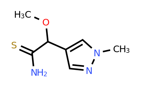 CAS 2138517-44-7 | 2-methoxy-2-(1-methyl-1H-pyrazol-4-yl)ethanethioamide