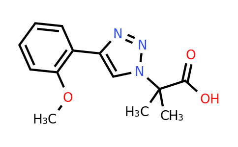 CAS 2138531-35-6 | 2-[4-(2-methoxyphenyl)-1H-1,2,3-triazol-1-yl]-2-methylpropanoic acid