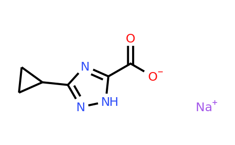 CAS 2138533-21-6 | sodium 3-cyclopropyl-1H-1,2,4-triazole-5-carboxylate