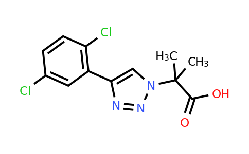 CAS 2138533-95-4 | 2-[4-(2,5-dichlorophenyl)-1H-1,2,3-triazol-1-yl]-2-methylpropanoic acid