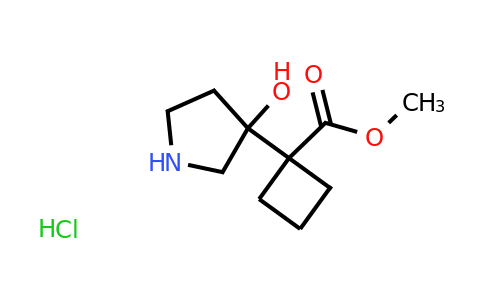CAS 2138534-25-3 | methyl 1-(3-hydroxypyrrolidin-3-yl)cyclobutane-1-carboxylate hydrochloride