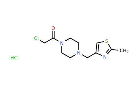 CAS 2138534-27-5 | 2-chloro-1-{4-[(2-methyl-1,3-thiazol-4-yl)methyl]piperazin-1-yl}ethan-1-one hydrochloride