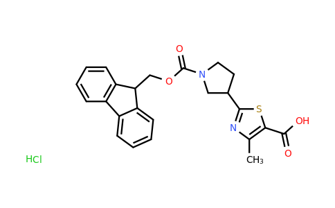 CAS 2138546-32-2 | 2-(1-{[(9H-fluoren-9-yl)methoxy]carbonyl}pyrrolidin-3-yl)-4-methyl-1,3-thiazole-5-carboxylic acid hydrochloride