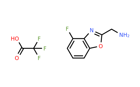 (4-fluoro-1,3-benzoxazol-2-yl)methanamine; trifluoroacetic acid