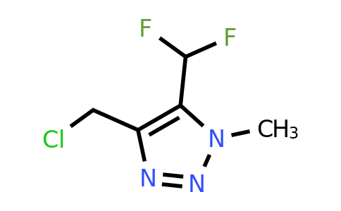 CAS 2138555-23-2 | 4-(chloromethyl)-5-(difluoromethyl)-1-methyl-1H-1,2,3-triazole