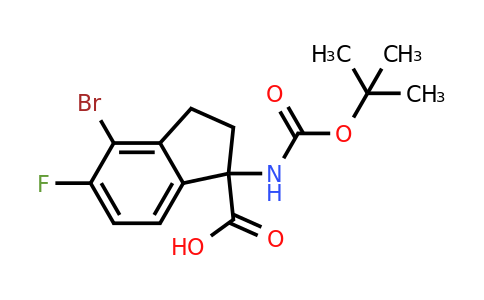 CAS 2138556-49-5 | 4-bromo-1-{[(tert-butoxy)carbonyl]amino}-5-fluoro-2,3-dihydro-1H-indene-1-carboxylic acid