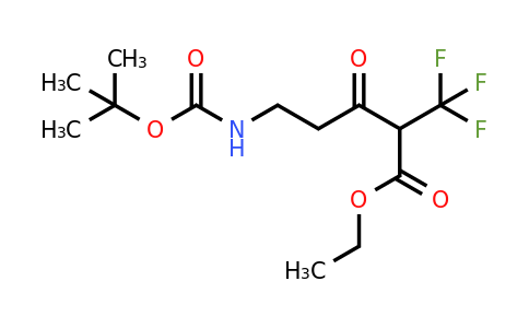 CAS 2138558-71-9 | ethyl 5-{[(tert-butoxy)carbonyl]amino}-3-oxo-2-(trifluoromethyl)pentanoate