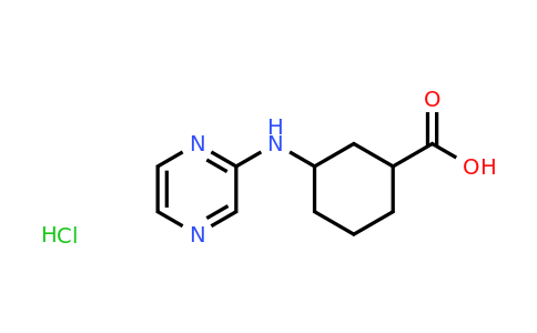 CAS 2138562-51-1 | 3-[(pyrazin-2-yl)amino]cyclohexane-1-carboxylic acid hydrochloride
