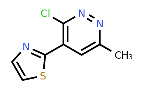 CAS 2138562-86-2 | 3-chloro-6-methyl-4-(1,3-thiazol-2-yl)pyridazine