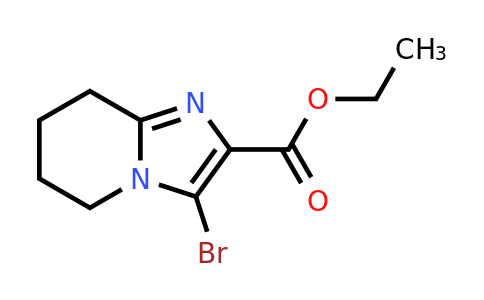 CAS 2138569-78-3 | ethyl 3-bromo-5H,6H,7H,8H-imidazo[1,2-a]pyridine-2-carboxylate