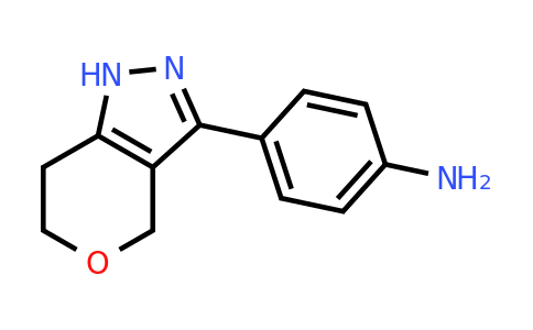 CAS 2138570-31-5 | 4-{1H,4H,6H,7H-pyrano[4,3-c]pyrazol-3-yl}aniline