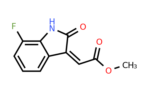 CAS 2138835-06-8 | methyl 2-[(3Z)-7-fluoro-2-oxo-2,3-dihydro-1H-indol-3-ylidene]acetate