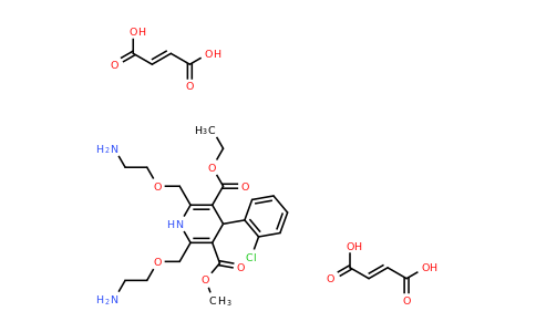 CAS 2138835-25-1 | bis((2E)-but-2-enedioic acid); 3-ethyl 5-methyl 2,6-bis[(2-aminoethoxy)methyl]-4-(2-chlorophenyl)-1,4-dihydropyridine-3,5-dicarboxylate