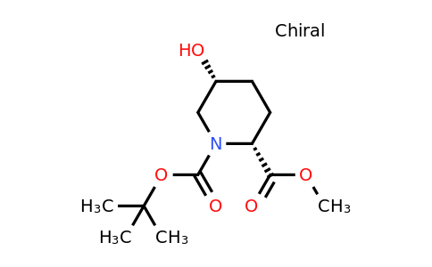 CAS 2139383-25-6 | 1-tert-butyl 2-methyl (2R,5R)-5-hydroxypiperidine-1,2-dicarboxylate
