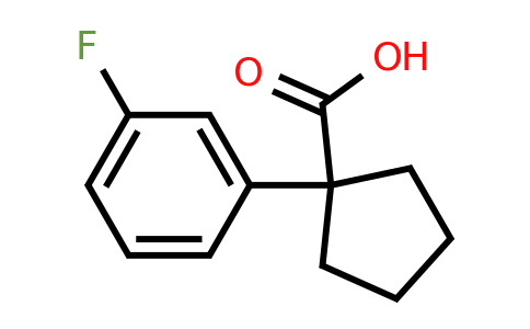 CAS 214262-97-2 | 1-(3-Fluorophenyl)cyclopentanecarboxylic acid