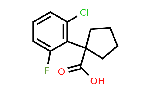 CAS 214263-03-3 | 1-(2-Chloro-6-fluorophenyl)cyclopentanecarboxylic acid