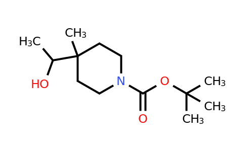 CAS 2143293-49-4 | tert-butyl 4-(1-hydroxyethyl)-4-methyl-piperidine-1-carboxylate