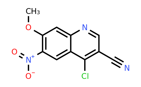 CAS 214470-33-4 | 4-Chloro-7-methoxy-6-nitroquinoline-3-carbonitrile