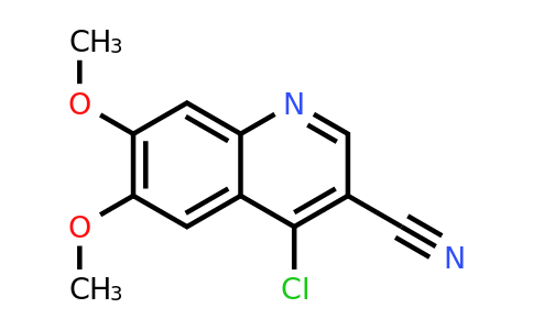 CAS 214470-55-0 | 4-Chloro-6,7-dimethoxy-quinoline-3-carbonitrile