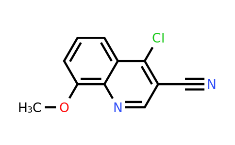 CAS 214476-78-5 | 4-Chloro-8-methoxyquinoline-3-carbonitrile