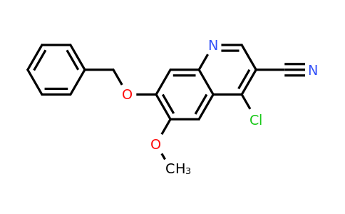 CAS 214476-99-0 | 7-(Benzyloxy)-4-chloro-6-methoxyquinoline-3-carbonitrile