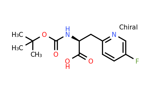 CAS 2144904-01-6 | (2S)-2-(tert-butoxycarbonylamino)-3-(5-fluoro-2-pyridyl)propanoic acid
