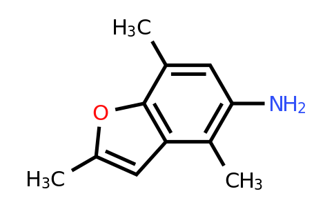 CAS 214683-09-7 | 2,4,7-trimethyl-1-benzofuran-5-amine
