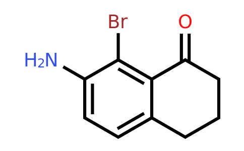 CAS 214697-98-0 | 7-Amino-8-bromo-3,4-dihydronaphthalen-1(2H)-one