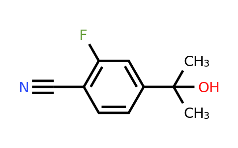 CAS 214760-17-5 | 2-Fluoro-4-(2-hydroxypropan-2-yl)benzonitrile