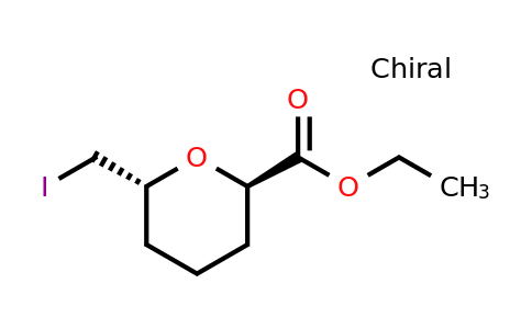 CAS 214841-01-7 | rac-ethyl (2R,6R)-6-(iodomethyl)oxane-2-carboxylate