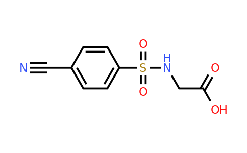 CAS 214841-99-3 | 2-(4-cyanobenzenesulfonamido)acetic acid