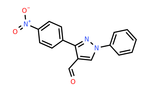 CAS 21487-49-0 | 3-(4-nitrophenyl)-1-phenyl-1H-pyrazole-4-carbaldehyde