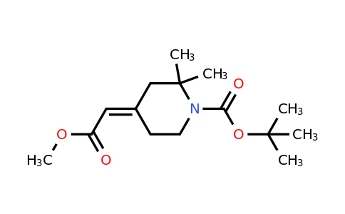 CAS 2149016-78-2 | tert-butyl (4E)-4-(2-methoxy-2-oxo-ethylidene)-2,2-dimethyl-piperidine-1-carboxylate