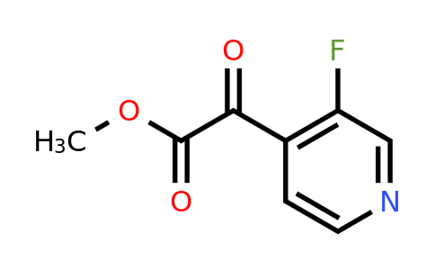 CAS 2149202-25-3 | (3-Fluoro-pyridin-4-yl)-oxo-acetic acid methyl ester